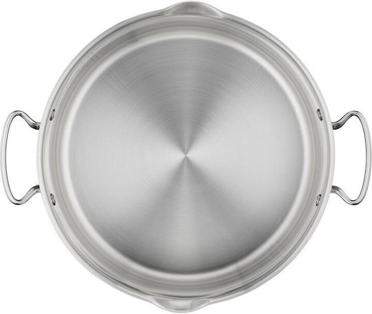 Tefal Duetto+ Töpfe & Pfannen Sets aus Rostfreiem Stahl Silber mit Antihaftbeschichtung 3 Töpfe Set