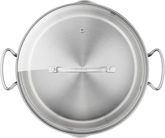 Tefal Duetto+ Töpfe & Pfannen Sets aus Rostfreiem Stahl Silber mit Antihaftbeschichtung 3 Töpfe Set