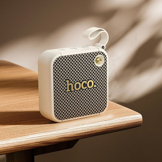 Hoco HT1 Marquis Sport Ηχείο Bluetooth 8W με Ραδιόφωνο και Διάρκεια Μπαταρίας έως 3 ώρες Λευκό