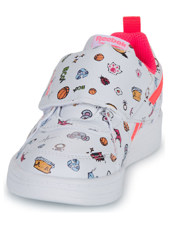 Royal Prime Kids Sneakers with Scratch White