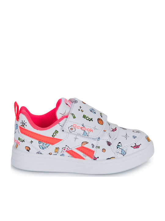 Royal Prime Kids Sneakers with Scratch White