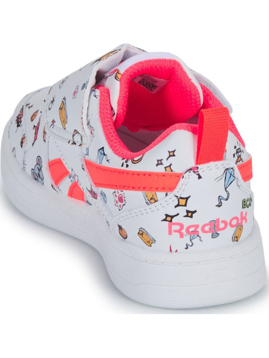 Royal Prime Kids Sneakers with Scratch White