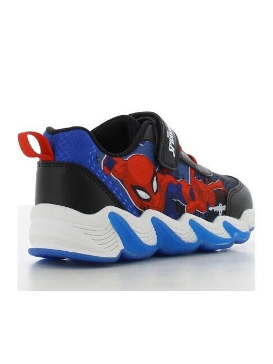 Kids Sneakers with Scratch & Lights Black