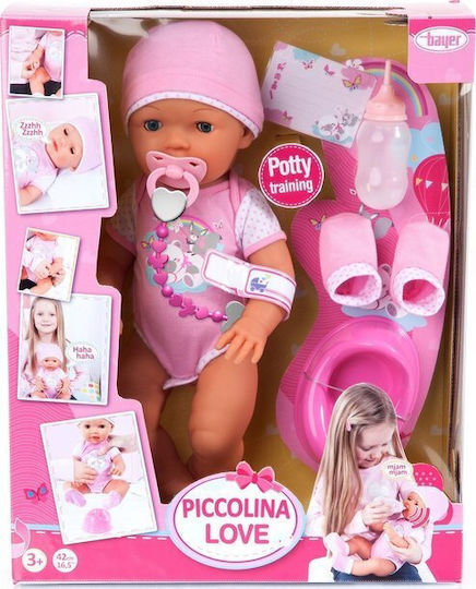 Bayer Design Σετ με Μωρό Κούκλα Piccolina Newborn 42 εκ.