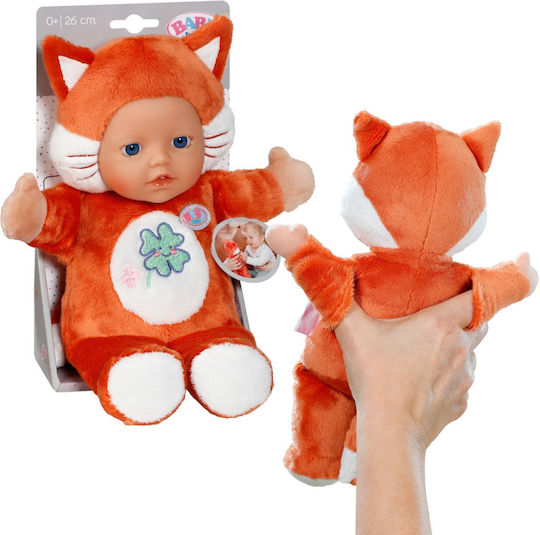 ZAPF Creation Baby Born Μωρό Κούκλα Fox Pattern Clothes 26 εκ.