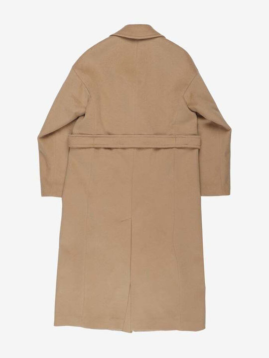 Wool Women's Camel Coat