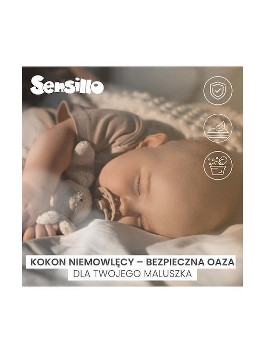 Sensillo Βρεφικό Μαξιλάρι Φωλιά Πράσινο 45x80εκ.