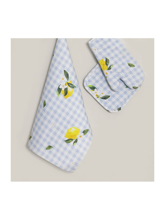 Nima Lemon Tree Πετσέτα Κουζίνας από 100% Βαμβάκι σε Μπλε Χρώμα 40x60cm Nima Lemon Tree Πετσέτα Κουζίνας από 100% Βαμβάκι σε Μπλε Χρώμα 40x60cm