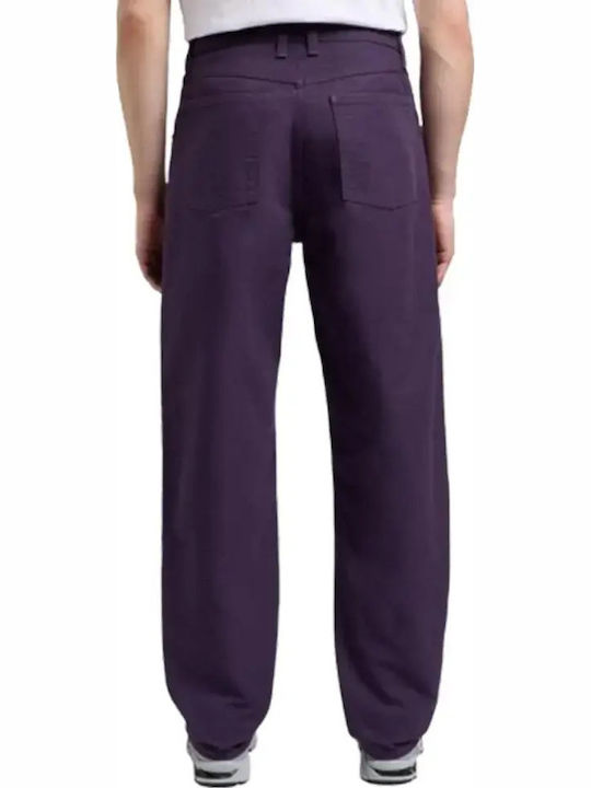Double Knee Tyrell Hose Chino Purple Plumeria