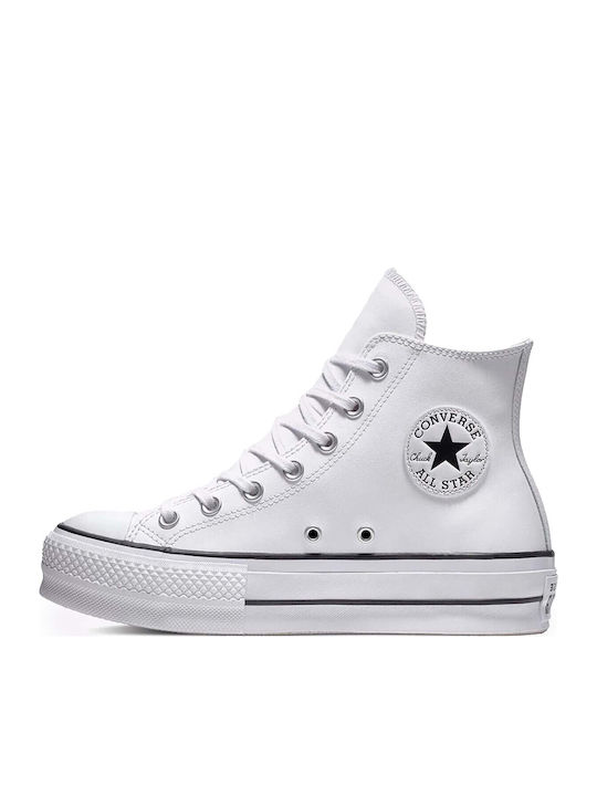 Chuck Taylor All Star Lift Flatforms Μποτάκια Λευκά 561676C