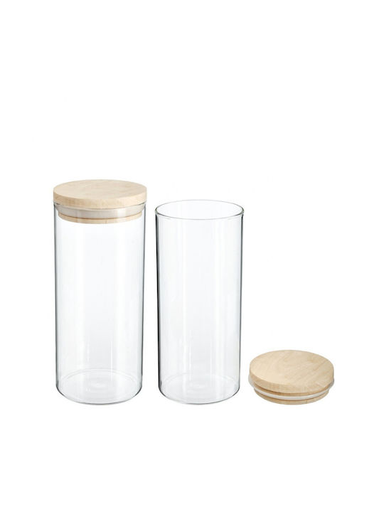 Atmosphera Pasta Jar with Airtight Lid Glass Transparent 1300ml 1 Piece