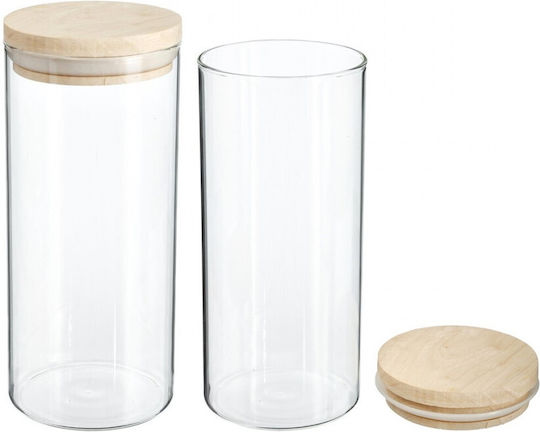 Atmosphera Pasta Jar with Airtight Lid Glass Transparent 1300ml 1 Piece