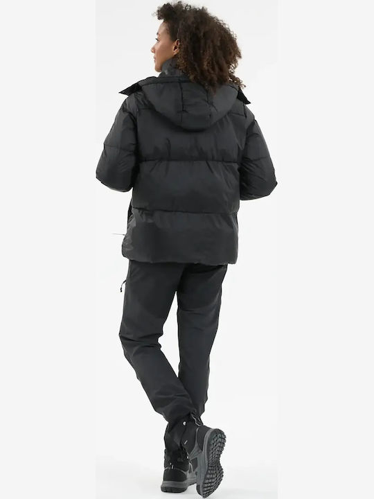 Damen Puffer Jacke für Winter Black