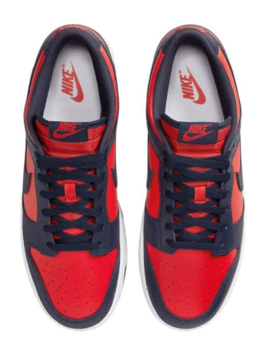 Dunk Low Retro Männliche Sneakers University Red / Obsidian-weiß