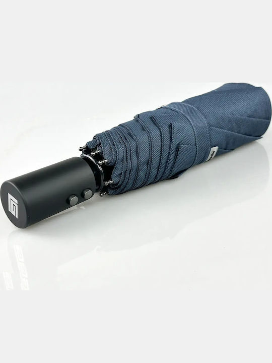 Guy Laroche Windproof Automatic Umbrella Compact Blue
