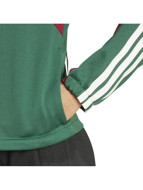Track Top Women's Sweatshirt Jacket Green