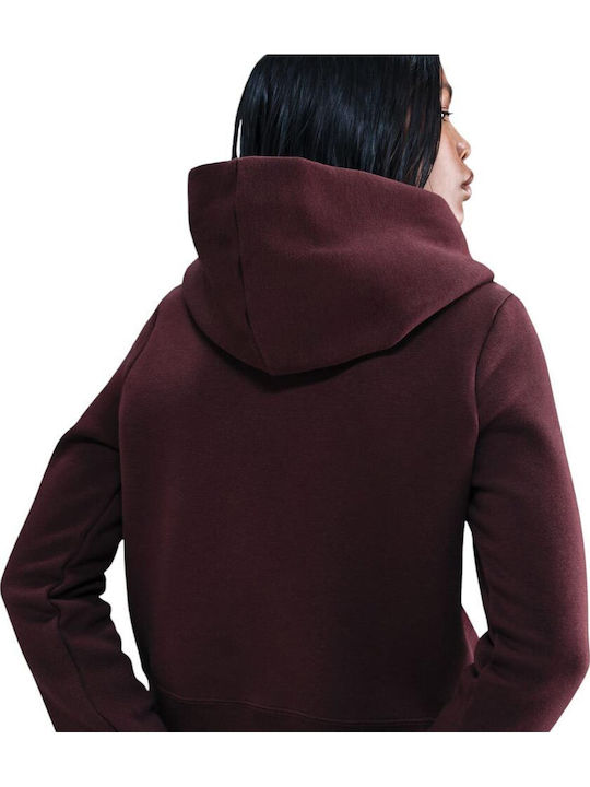 Sportswear Women's Sweatshirt Hooded Burgundy
