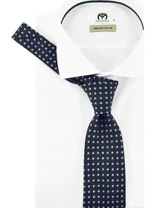 Boss Men's Tie Silk in Blue Color