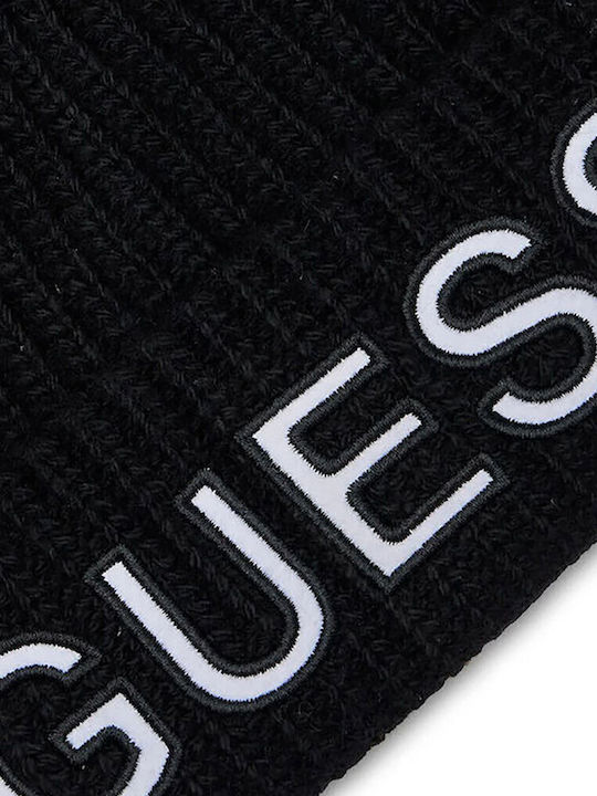 Beanie Unisex Beanie with Rib Knit in Black color