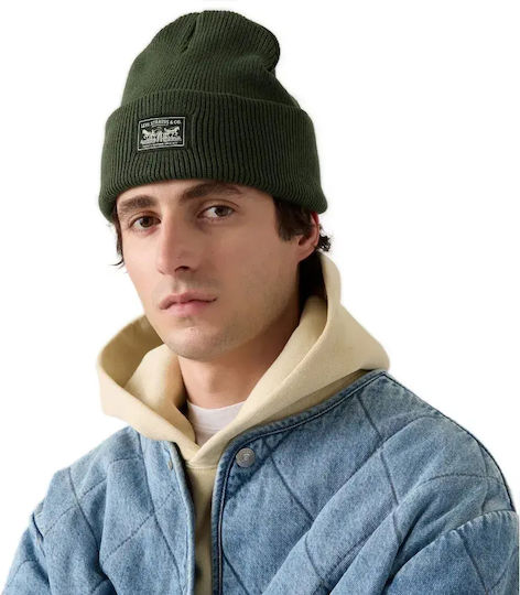 Beanie Unisex Beanie Gestrickt in Grün Farbe