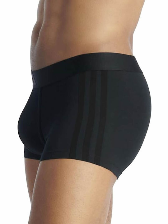 Active Flex Men's Boxer Black-Royal Blue with Patterns