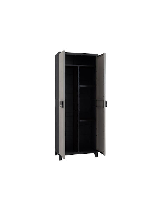 Zweiflügeliger Schrank Kunststoff 66x40x172cm