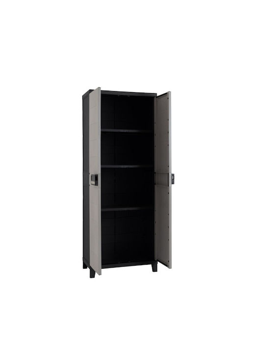 Double Door Wardrobe Plastic 66x40x172cm