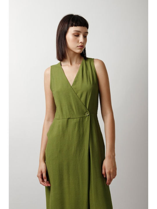 Женска Без ръкави Цялостна Форма Light Green