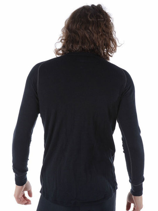 Devold Herren Thermo Langarmshirt Schwarz