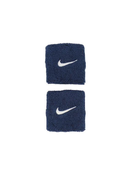 Nike Swoosh Athletic Wristbands Blue