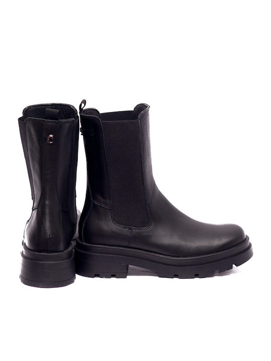 Leather Women's Chelsea Boots Black
