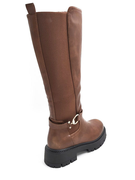 Damenstiefel Braun