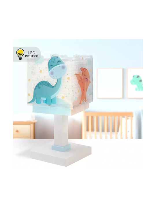 Ango Led Kids Decorative Lamp Baby Dinos Multicolour 29x13.5x13.5εκ.