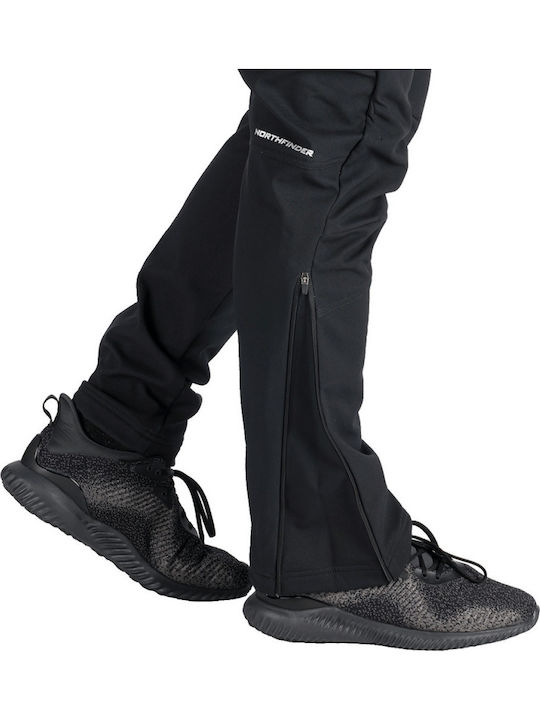Northfinder Stretch Men's Hiking Long Trousers Black