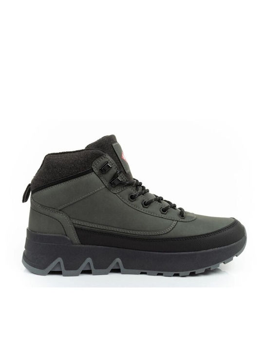 Leder Gray Chelsea Stiefeletten