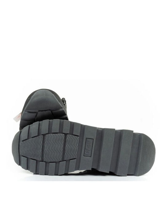 Leder Gray Chelsea Stiefeletten