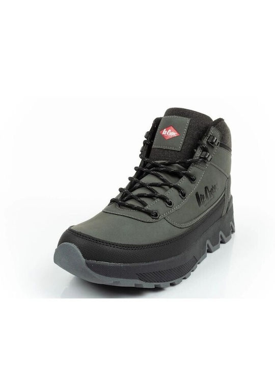 Leder Gray Chelsea Stiefeletten