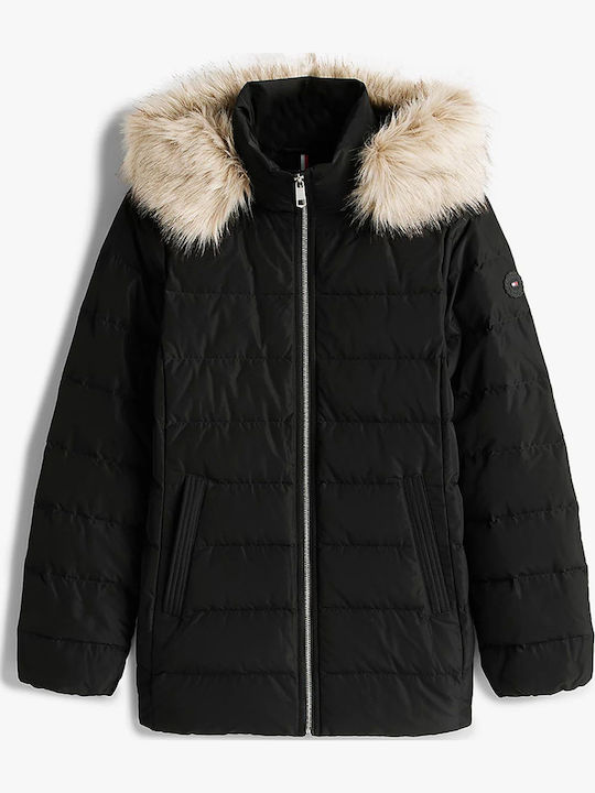 Jachetă de femei Puffer Waterproof Black