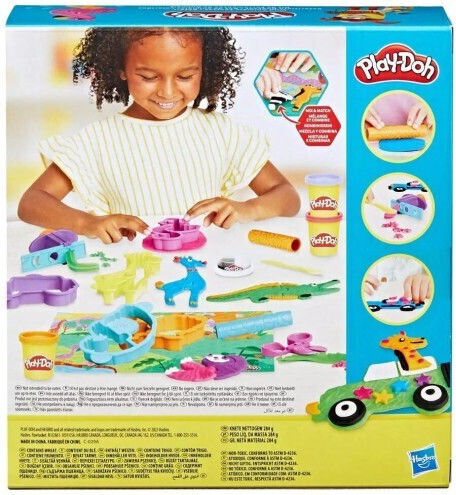 Hasbro Play-Doh Knete - Spiel-Set Wildtiere für 3+ Alter, 6 Stück