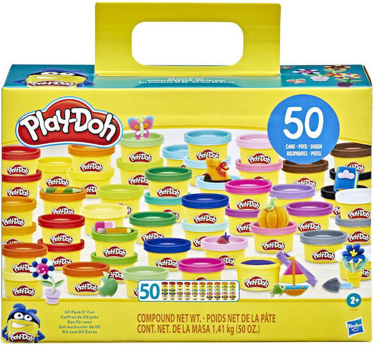 Play-Doh 50 Πλαστοζυμαράκια Πλαστελίνης για 3+ Ετών