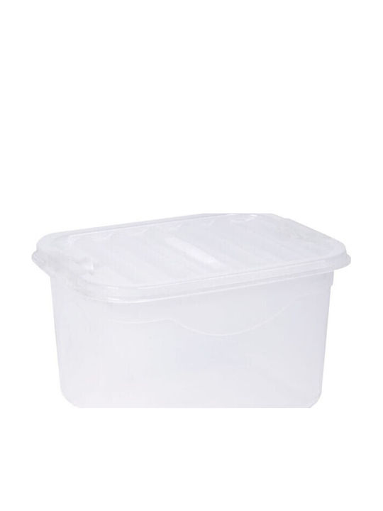 Homeplast Pin Πλαστικό Κουτί Αποθήκευσης με Καπάκι Λευκό 30x40x23cm