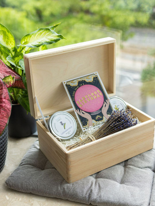 Creative Deco Large Wooden Box Lid Decoration 30 X 20 X 13 Cm + 1cm Without Handle