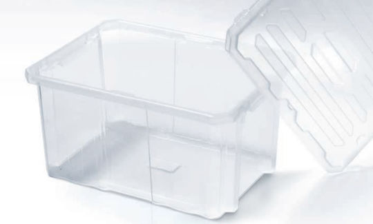 Prosperplast Πλαστικό Κουτί Αποθήκευσης Διάφανο 40x30x20cm