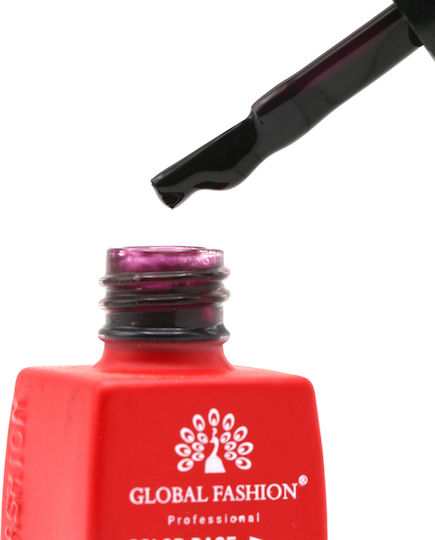 Global Fashion Base Coat / Top Coat για Απλά Βερνίκια Rubber 8ml