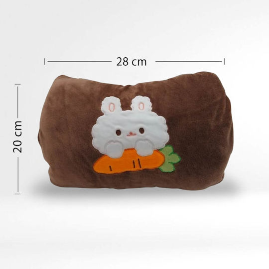 Uncle George Pillow Heating Pad Brown 28x20cm