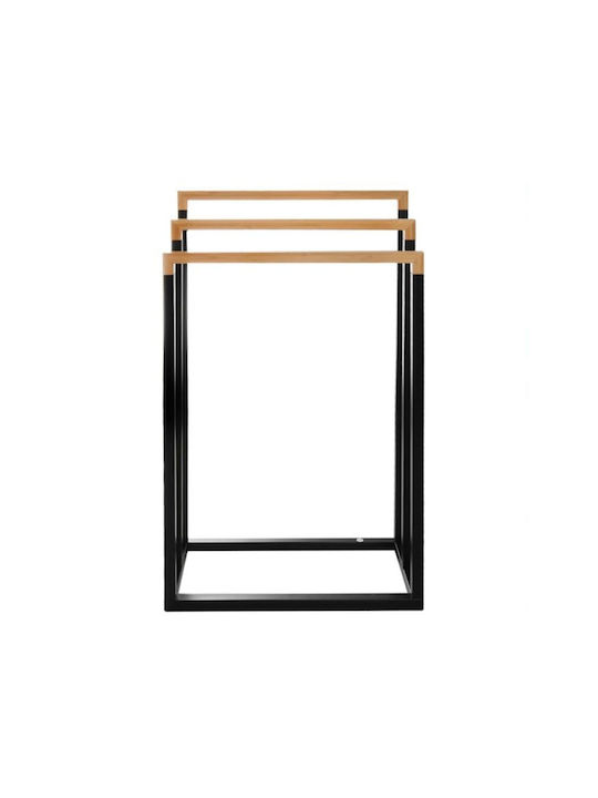 Triple Wall-Mounted Bathroom Rail ​45x21cm Silver