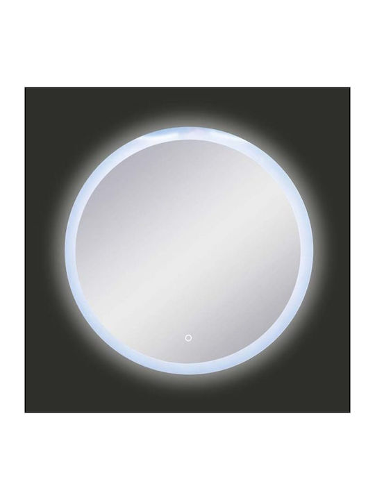 Mabo Кръгло Банско Огледало LED 80x80см