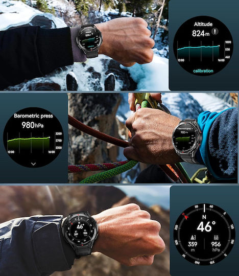 Oukitel BT12 Smartwatch with Heart Rate Monitor (Black)