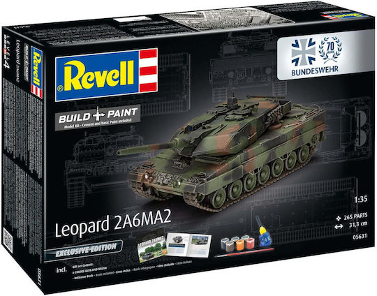 Revell 70 Years German Armed Forces Leopard 2 A6a2 Exclusive Edition Scale 1:35 05631