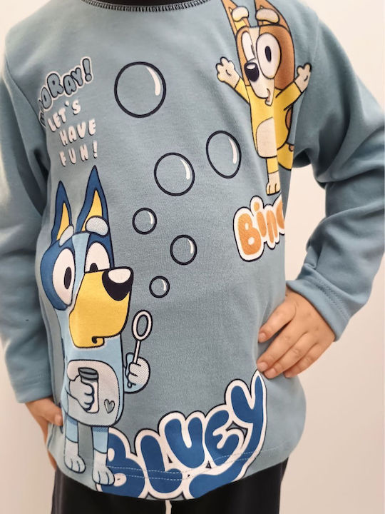 Tres Chic Kids' Pajamas Blue
